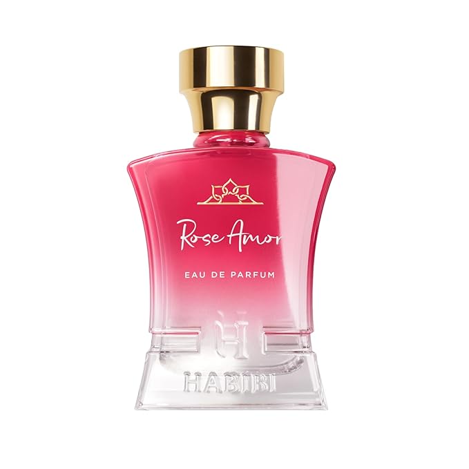 H Habibi Rose Amor Cologne For Women, Long-Lasting Eau de Parfum Spray (2.5 Oz), Premium Mothers Day Gift for Her - Elegant Arabian Perfume for Women with Citrus & Warm Amber Scents that Lasts All Day