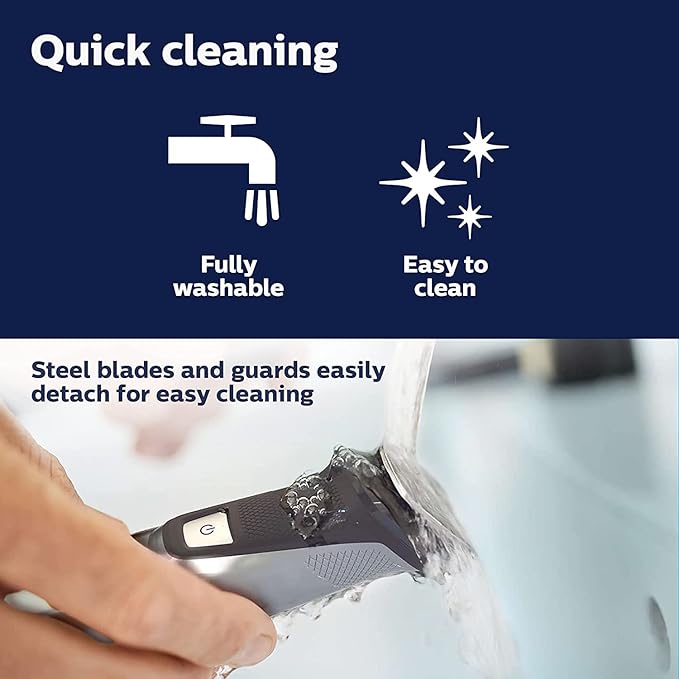 Philips Multi Groomer All-in-One Trimmer 23 Piece Grooming Kit, Trimmer for Beard, Head, Body, and Face Series 7000