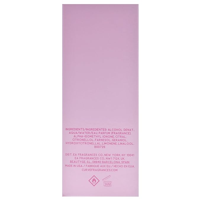 Liz Claiborne Curve Pink Blossom for Women - 3.4 oz EDT Spray