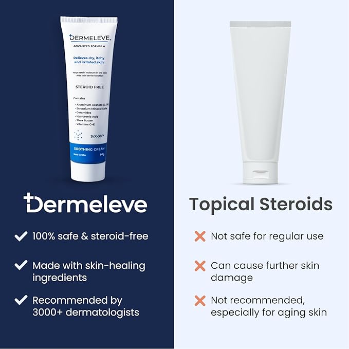 Dermeleve Itch-Free Bundle with 60g Cream and Scalp Serum (2 Items)