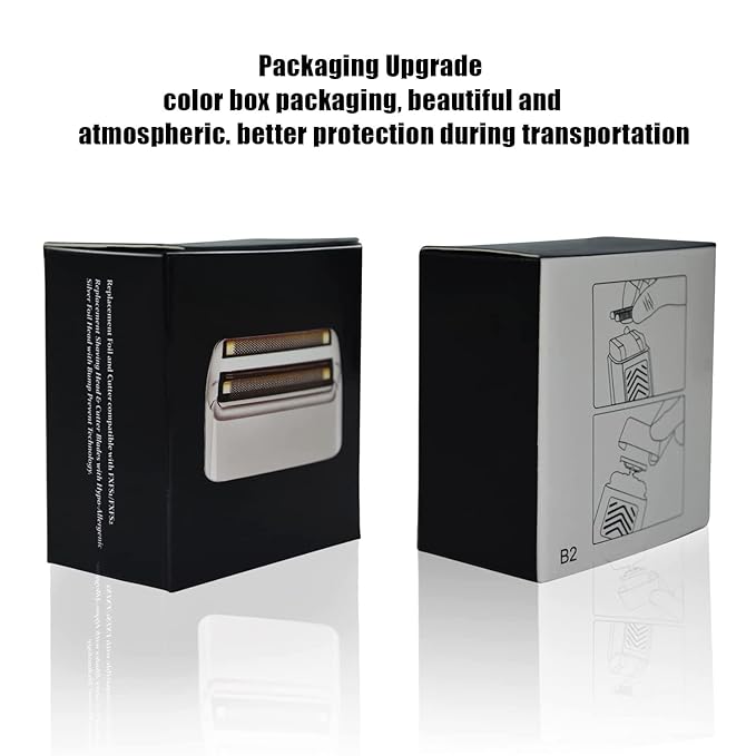 Gold Shaver Head for BaBylissPRO Barberology Double FXFS2G (1 Count, 1 Blade, Male, Adult Men)