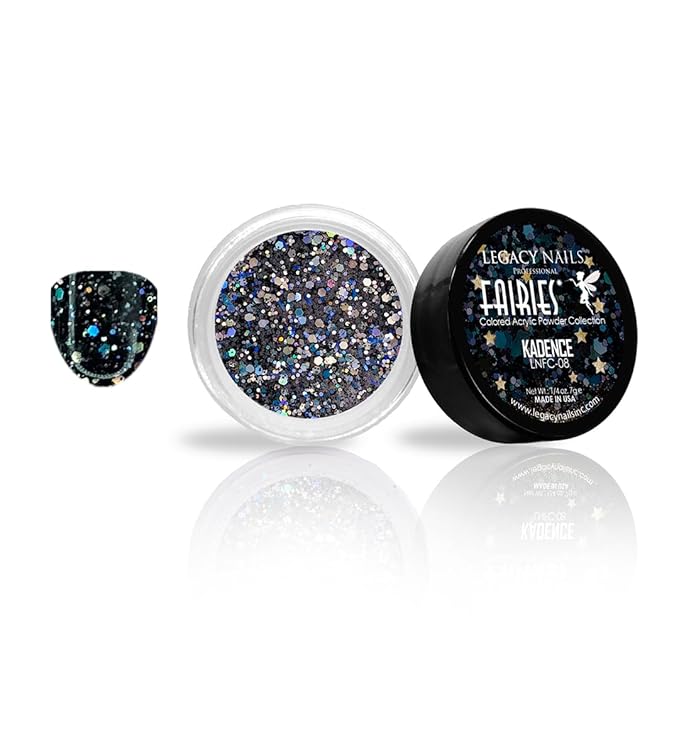 Legacy Nail Acrylic Powder Collections - 6 Colors Professional Nail Art Powder Set Manicure DIY for Dip & Acrylic Nail Extensions (Fairies Collection)