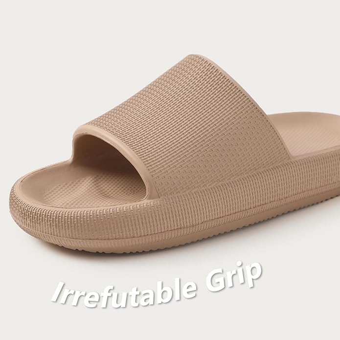 Menore Slippers for Women and Men Quick Drying, Parent-Child EVA Open Toe Soft Slippers, Non-Slip Soft Shower Spa Bath Pool Gym Beach House Sandals for Indoor & Outdoor