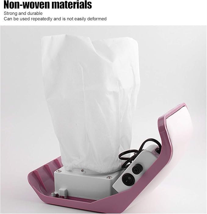 Nail Vacuum Cleaner Bag,15pcs Nail Dust Suction Collector Bag Single Fan Nail Dust Collector Bags for Home Salon Grinding Nails Dust Remover Vacuum Replacement Bags Pedicure Manicure Tool Accessory
