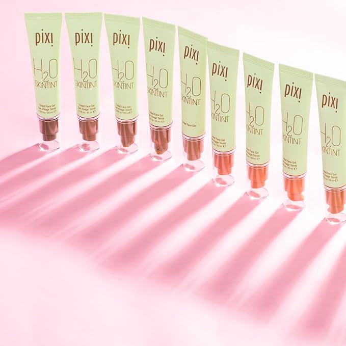 Pixi Beauty H2O SkinTint Tinted Face Gel, 1.2 fl oz / 35 ml, Cinnamon