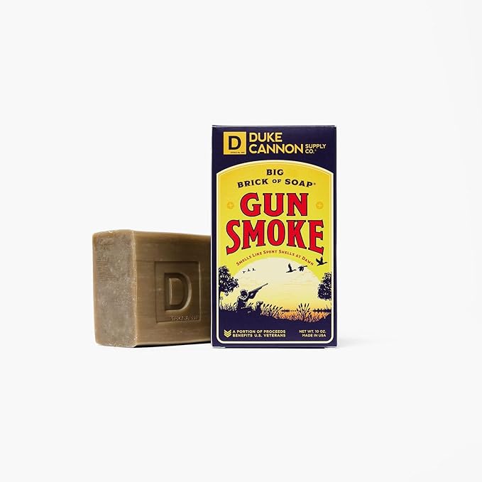 Duke Cannon Supply Co. Big Brick of Soap Bar for Men, Variety Pack (Bourbon, Bay Rum, Midnight Swim, Naval Diplomacy, Fresh Cut Pine & Gun Smoke) - All Skin Types, 10 oz. (6 Pack)