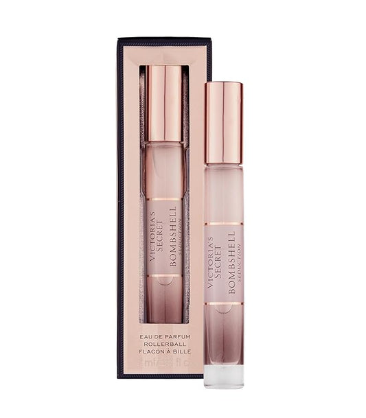 Victoria's Secret Bombshell Seduction Eau de Parfum Rollerball, Notes of White Peony, Sage & Velvet Musk Travel Size Mini Perfumes for Women (0.23 oz)