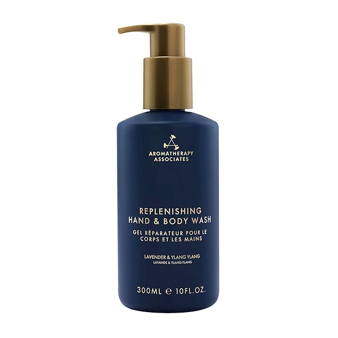Aromatherapy Associates Balance Replenishing Hand and Body Wash Skin Care, Fresh Moisturizing Liquid Hand Soap Dispenser with Hand Pump, 10 fl. oz.