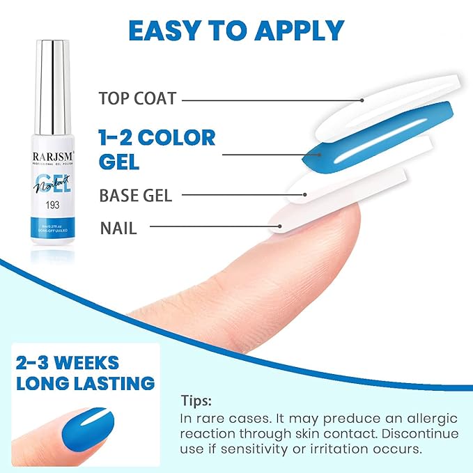 RARJSM Glow In The Dark Gel Liner Art Set - Luminous Painting Gel For Neon Nail Art - Hot Pink, Yellow, Green, Blue, Orange Colors - Christmas Kit