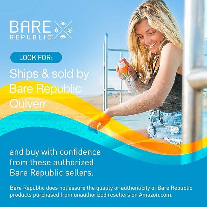 Bare Republic Mineral Matte Sunscreen SPF 30 Sunblock Face Lotion, Sheer and Light Finish, 1.7 Fl Oz