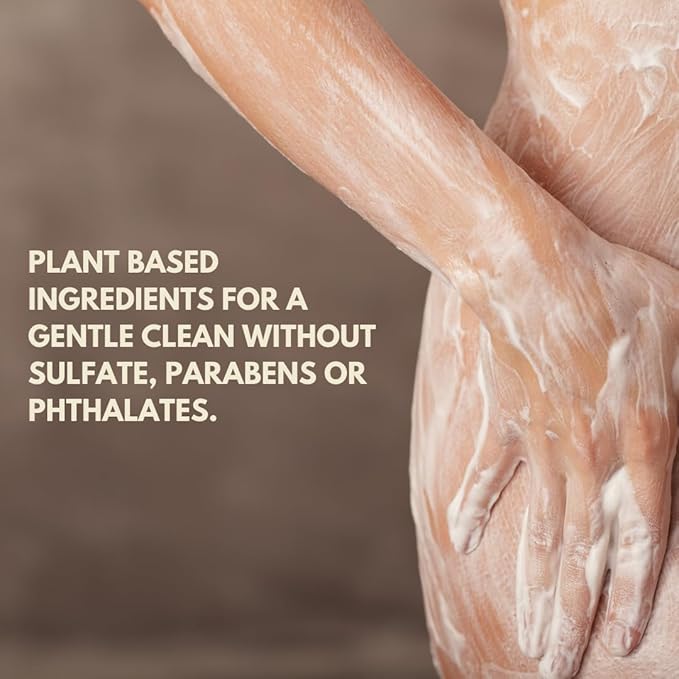 Les Deux Body Wash - Nourishing & Hydrating Natural Body Cleanser with Niacinamide, Probiotics, Rosehip & Marula Oils, No 2 - (Amber, Saffron, Sandalwood). Sulfate Free Body Wash