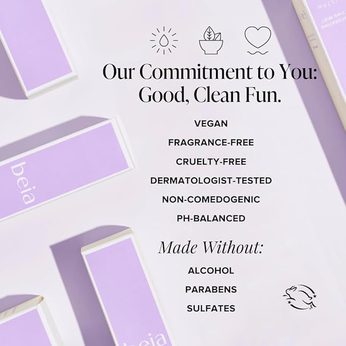 Beia Setting Spray with Hyaluronic Acid for Sensitive Skin - Hydrating Face Mist for Early Morning & Post Shower Glow - Moisturizing Finishing Spray for Makeup - Non Comedogenic Travel Size 0.5 Fl Oz