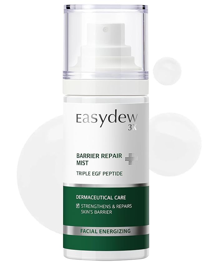 EASYDEW Barrier Repair Mist - Advanced Protective, Moisturizing and Revitalizing Face Spray for Enhanced Skin Barrier Health with EGF Peptide, Hyaluronic Acid, Collagen, 2.02 fl.oz.