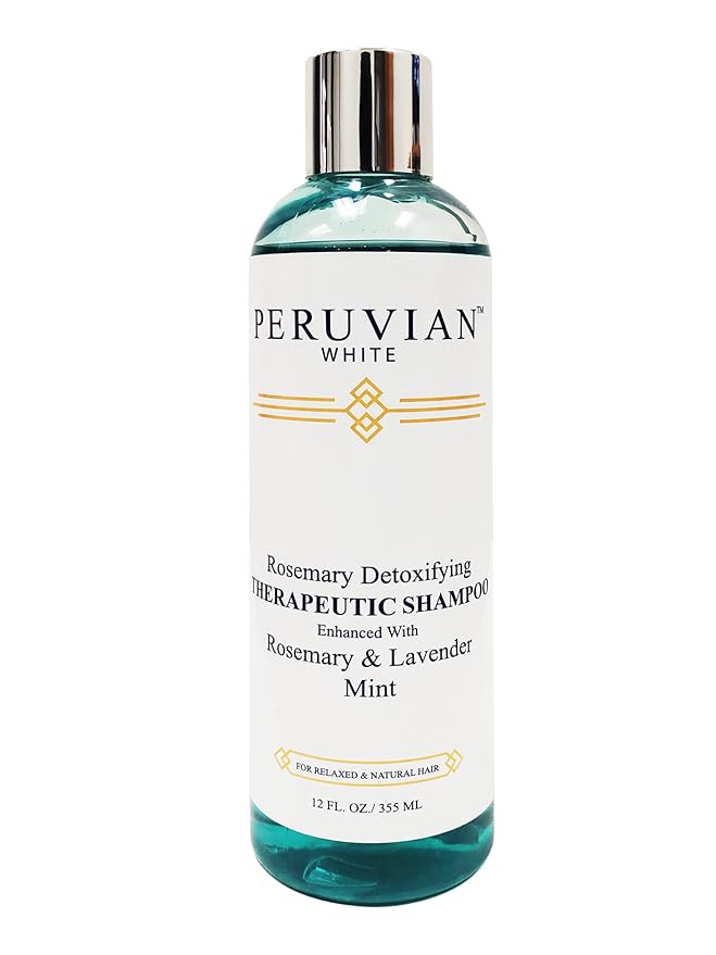 Rosemary Detoxifying Therapeutic Shampoo & Conditioner Enhanced with Rosemary & Lavender Mint (12 oz.) (Duo Set)