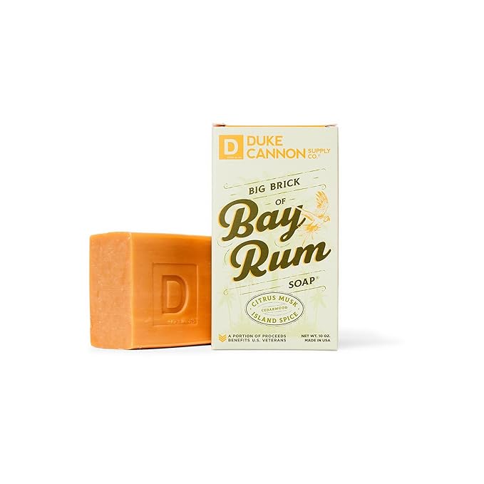 Duke Cannon Supply Co. Big Brick of Soap Bar for Men, Variety Pack (Bourbon, Bay Rum, Midnight Swim, Naval Diplomacy, Fresh Cut Pine & Gun Smoke) - All Skin Types, 10 oz. (6 Pack)