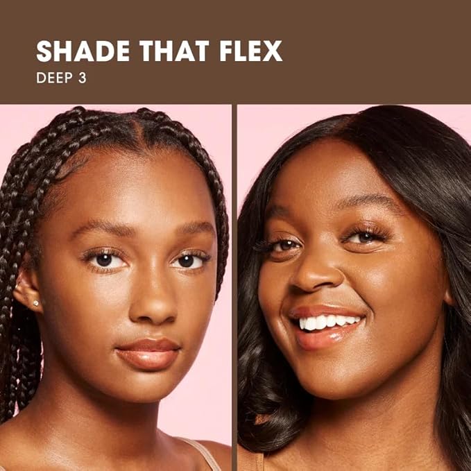 Beautyblender 12-Hour Always on Radiant Skin Tint, Breathable Serum Foundation Stays Put for All Day Long Wear, Infused with Hyaluronic Acid & Niacinamide, Deep 3