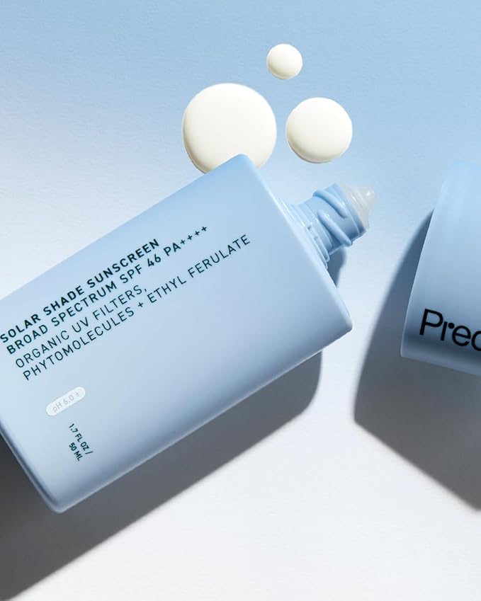 Skin Solar Shade - Moisturizing Face Sunscreen SPF 46 PA++++ Broad Spectrum UV Protection. Hydrating Sunblock for Dry Skin. Lightweight Travel Size Sun Protection, 1.7oz