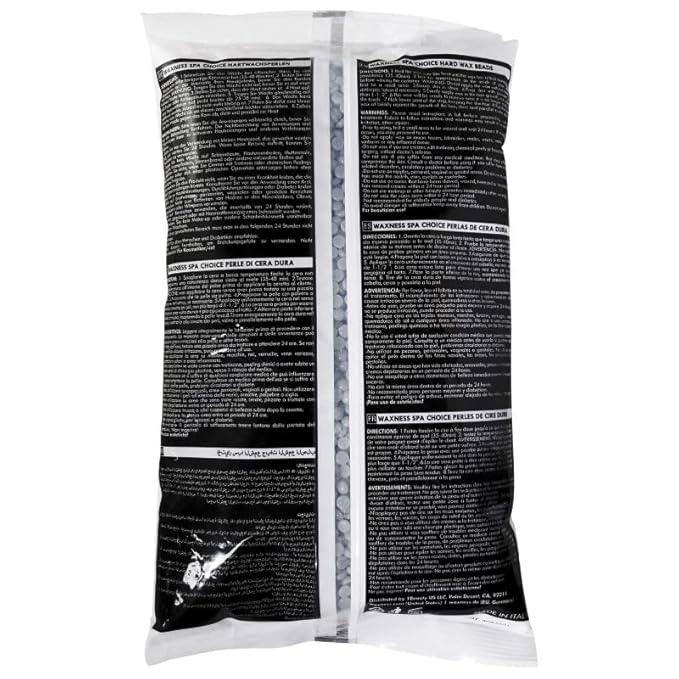 Waxness Spa Choice Mineral SIlver Demi Creamy Hard Wax Beads 2.2 lb / 1 kg