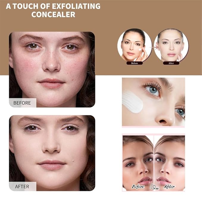 Biology 4-in-1 Foundation Hydrating Medium Spectrum Full Coverage Lotion Foundation, Protecting from Sun with SPF 50+, 4 1 Concealer Waterproof Longwear (Medium, 1 FL OZ)