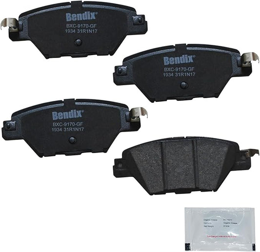 Bendix Priority1 CFC1934 Ceramic Rear Brake Pads for Mazda CX-9 2023-2016