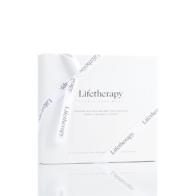 Mini Lotion and Wash Gift Set | Hydrating Body Lotion and Body Wash and Bubbling Bath Gift Set of 12