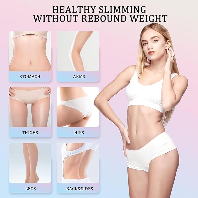 B Flat Belly Firming Cream - Moisturizing, Firming for Stomach, Thighs and Butt, Body Lotion for Women and Men, 125+5ML Rose