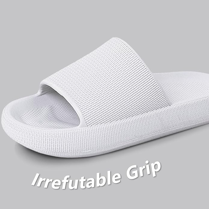 Menore Slippers for Women and Men Quick Drying, Parent-Child EVA Open Toe Soft Slippers, Non-Slip Soft Shower Spa Bath Pool Gym Beach House Sandals for Indoor & Outdoor