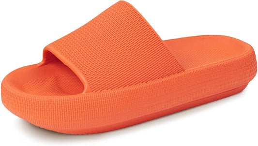 Menore Slippers for Women and Men Quick Drying, Parent-Child EVA Open Toe Soft Slippers, Non-Slip Soft Shower Spa Bath Pool Gym Beach House Sandals for Indoor & Outdoor