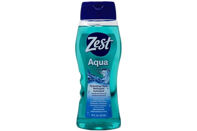 Zest Aqua Body Wash, 18 Oz (Pack Of 4)