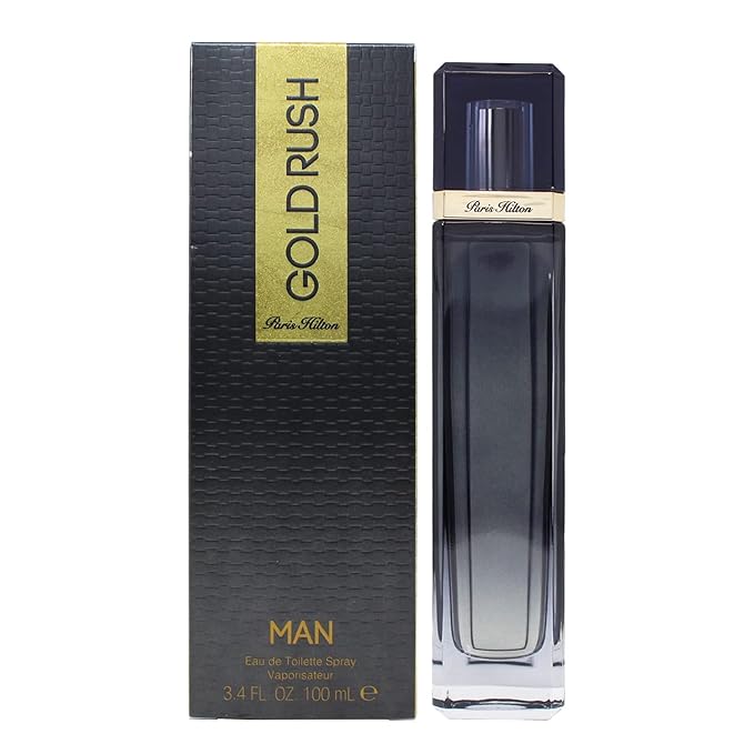 Gold Rush Man For Men 3.4 Fl oz EDT Spray By Paris Hilton, Black (137766077)