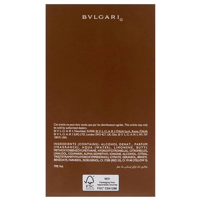 Bvlgari Man Terrae Essence by Bvlgari for Men - 3.4 oz EDP Spray