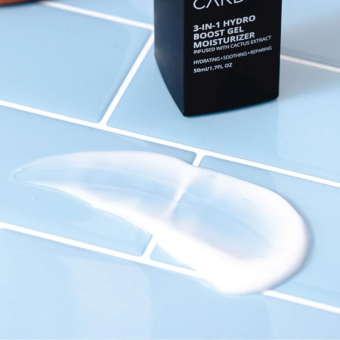 Cardon Men's AM + PM Face Moisturizers Bundle: Daytime SPF Moisturizer; Nighttime Repair Gel Moisturizer | Korean Skincare For Men