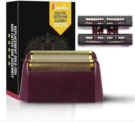 Foil & Cutter Bar Assembly Replacement for Wahl Professional 5 Star Series Shaver Models 7031-100, 7043-100, High-Performance Shaver Accessories Compatible with Wahl Replacement Head
