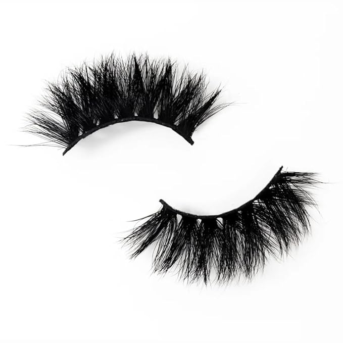 3D Mink Lashes | Luxury Real Mink Eyelashes Cruelty-Free False Lashes Reusable, Maximum Volume 18mm-25mm Wispy and Fluffy Real Mink Lashes (Forbidden Fruit)
