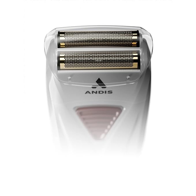 Andis TS-1 17235 Pro Foil Lithium Titanium Foil Shaver, Cord/Cordless, Smooth Shaving Cordless Shaver with Charger, Gray