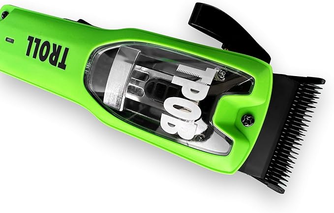 TPOB Troll Professional Barber Clipper 6800 RPM Super Torque Motor with DLC Taper Blade (3 Color Covers)