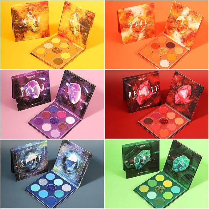docolor Eyeshadow Palette 54Colors Gemstone Eye Shadow Palette Highly Pigmented Mattes Glitter Shimmers Naked Smokey Cream Powder Blendable Long Lasting Waterproof Colorful Professional Makeup Palette