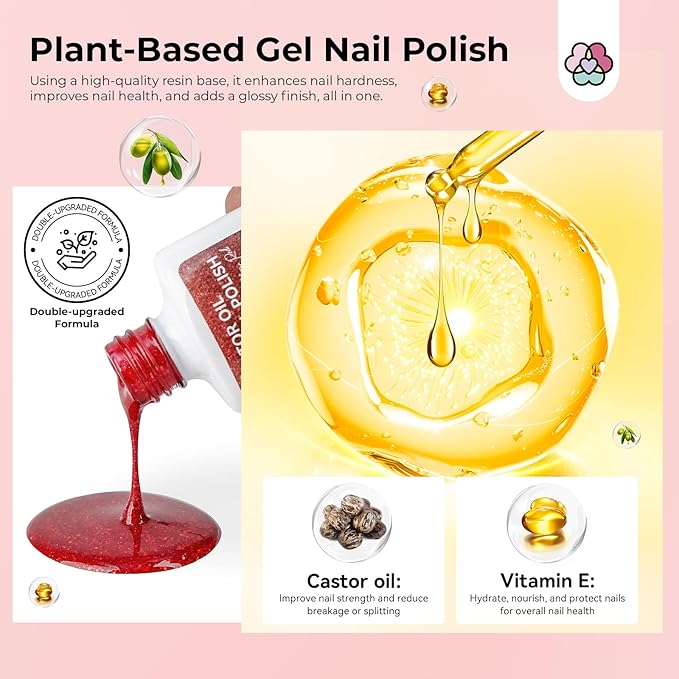 SAVILAND Christmas Acrylic Nail Kit Gift Set: Clear White Pink Acrylic Powder with Nail Drill 50ml Liquid 6 Color Winter Spring Gel Nail Polish Brush for Extension Carving