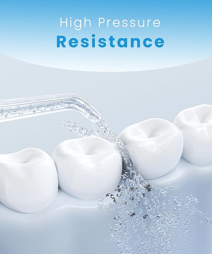 Replacement Tips for Waterpik Water Flosser (6 Classic Jet Tips), Waterpik replacement heads, Replacement Classic Jet Tips Compatible with Waterpik Oral Irrigator