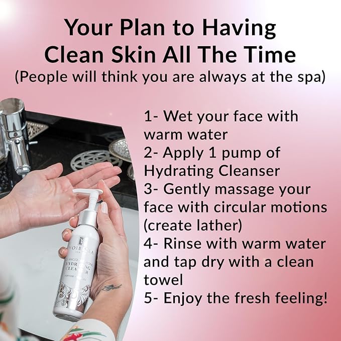 Organic Face Wash For Women & Men – Beauty Control with Anti-Aging Hydrating Facial Foaming Cleanser. 98% Natural Gel - Gentle, Pore Refining & Moisturizing Way To Clean, Renew & Soothe Dry Skin Daily