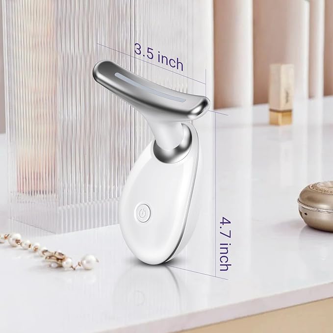 Neck Face Massager, Face Sculpting Tool, 3 Modes and Vibration for Facial Massager for Double - Chin Wrinkle,Daily Home Use