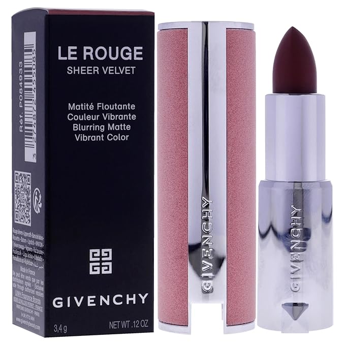 Givenchy Le Rouge Sheer Velvet Matte Lipstick - N17 Rouge Erable for Women - 0.11 oz Lipstick