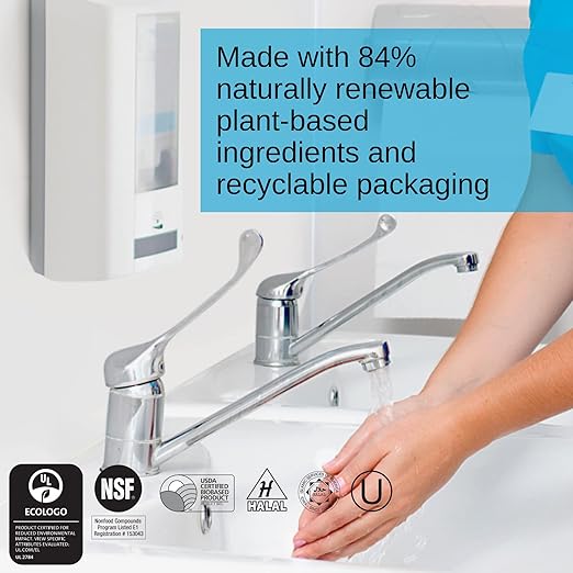 Diversey Soft Care Sensitive Foam Handwash For Intellicare Dispensers, Fragrance-Free, 1.3 L Refill, 6/carton