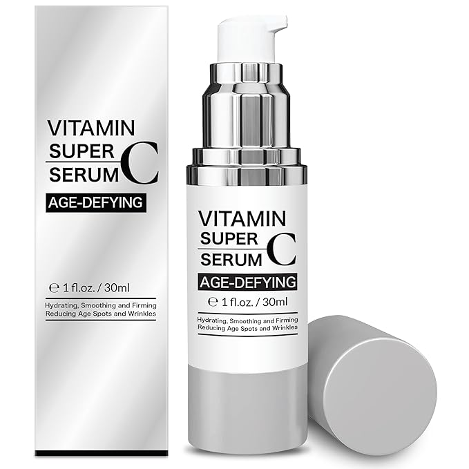 Super Vitamin C Serum for Women over 70, Wrinkle Cream for Face, Anti Aging Cream, Hydrates, Softens, Lifts and Firms Super Vitamin C Serum 1PCS
