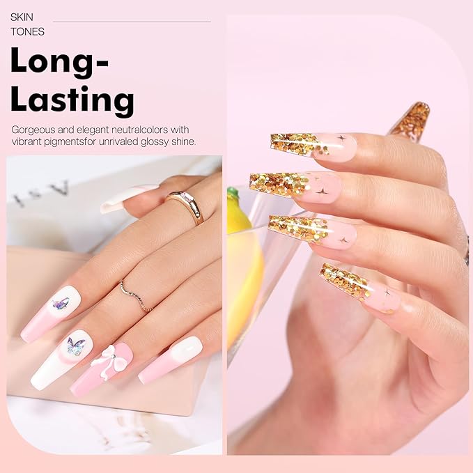 Morovan Acrylic Nail Kit for Beginners Everything: Professional Acrylic Nails Kit With Everything DIY Nail Starter Kit Acrylic Nail Set - For Women Girl Salon-Quality