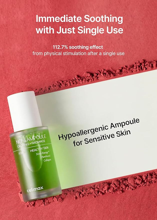 celimax Noni Energy Ampoule 30ml | with Noni Extract, Hydrating, Moisturizing & Soothing Serum for Wrinkles & Fine Lines, Mild Ampoule For Face