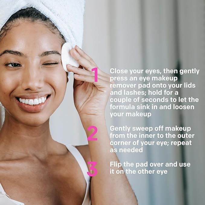 Almay Longwear and Waterproof Eye Makeup Remover Pads, 80 Count (Pack of 4)