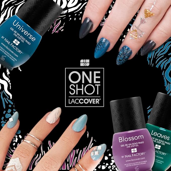 NAIL POLISH GEL SET WILD COLLECTION, 8 COLORS, 1/2 Fl Oz each one, by NAIL FACTORY