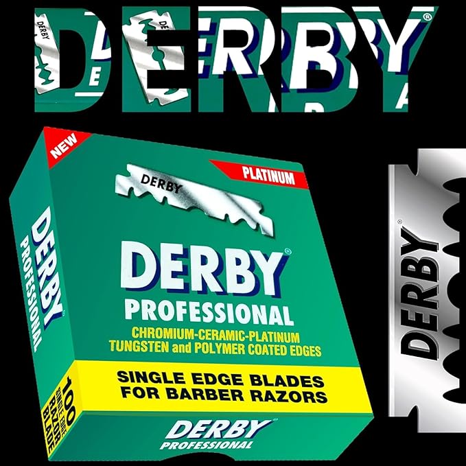 500 "Derby Professional" Single Edge Razor Blades for straight razor