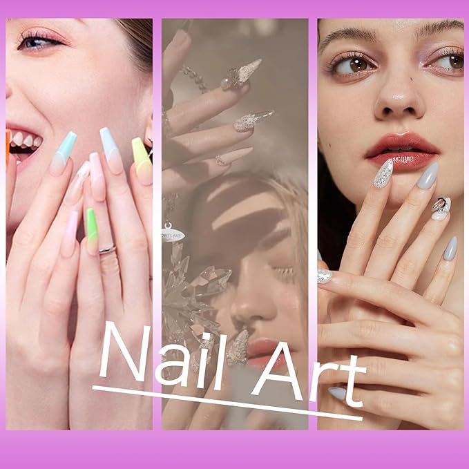 6Pcs Acrylic Nail Brushes Set, Kolinsky Acrylic Nail Art Brush, Art Design & Polish Mistake Cleaning Manicure Tools for Women Acrylic Application (Size 4 6 10 12 14 16)